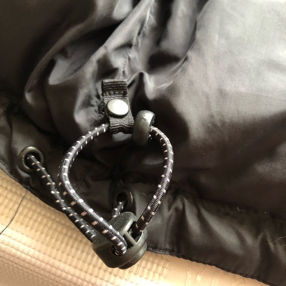 Gap Black Nylon Down Fill Quilted Puffer Jacket Warm Winter Coat Men’s Size L - Picture 13 of 16